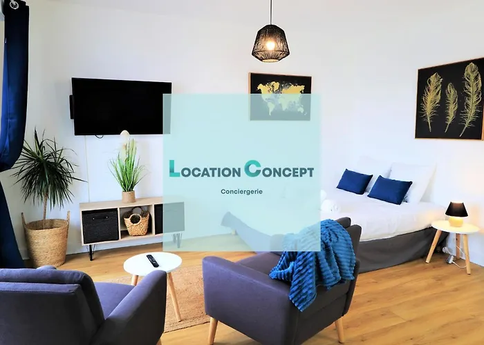 L\'ECRIN Logement tout confort wifi, centre-ville, parking privé
